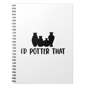 Pottery Gift Ideas Pottery Potter Craft Ceramics Notebook