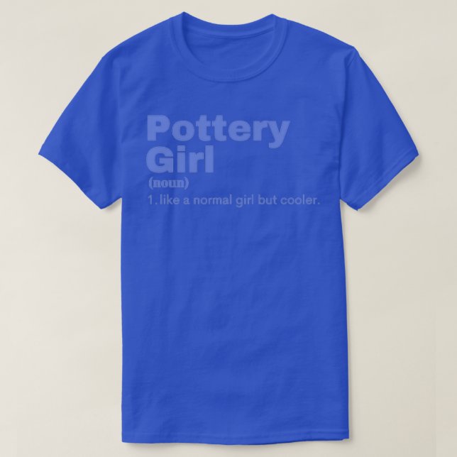 Pottery Girl Pottery 7 T-Shirt (Design Front)