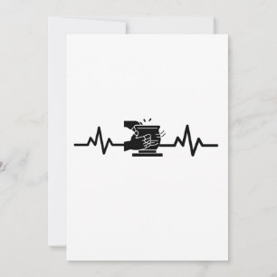Pottery Heartbeat Ceramist Ceramicist Holiday Card