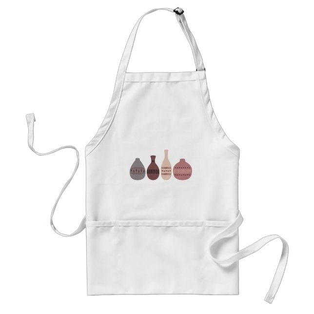 Pottery Jugs Adult Apron (Front)