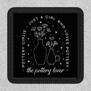 Pottery lovers girl patch