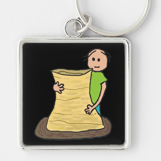 Pottery Making Keychain (Front)