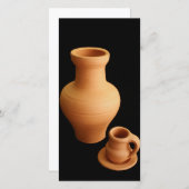 Pottery on black background (Front/Back)