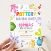 Pottery Painting Birthday Party