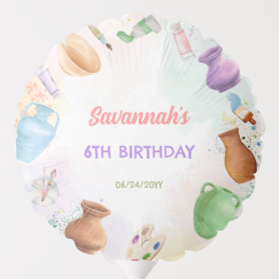 Pottery Painting Party Balloon