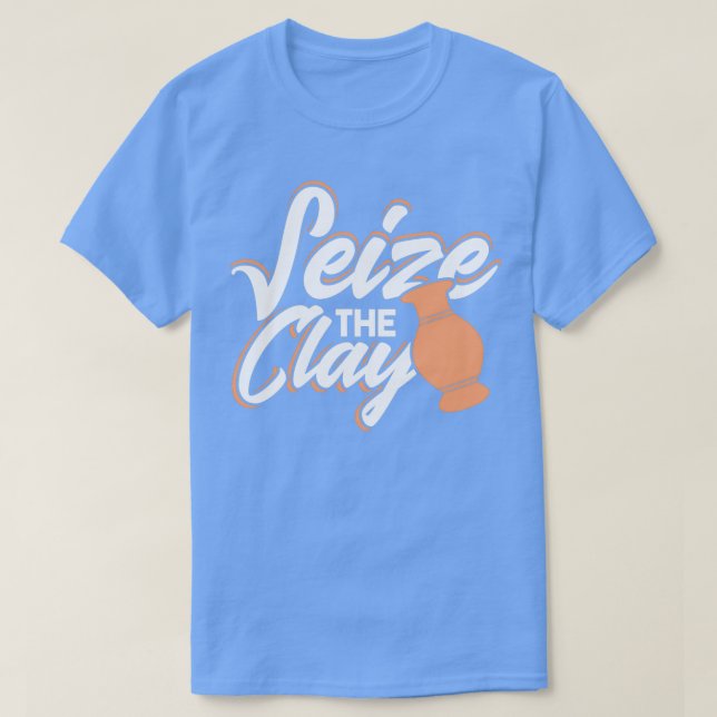 Pottery Potters Ceramics Clay Mud Artist T-Shirt (Design Front)