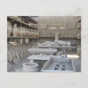 Pottery Room in Pompeii Postcard
