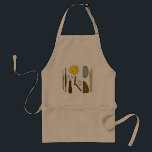 Pottery Tools Apron<br><div class="desc">An apron with (almost) all the pottery tools on it you’ll need! Perfect apron for the studio.</div>