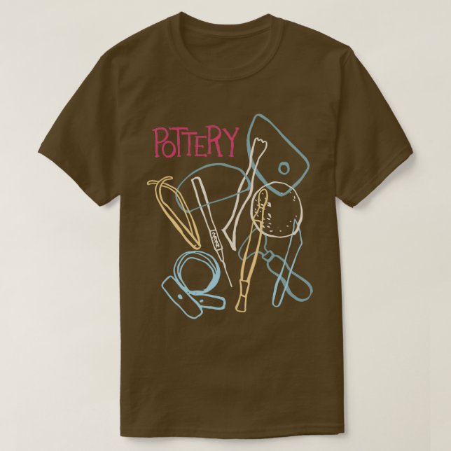 Pottery Tools T Shirt Classic TShirt (Design Front)