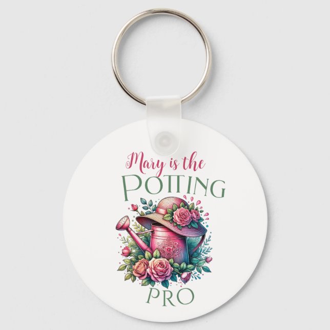 Potting Pro Garden Keychain (Front)