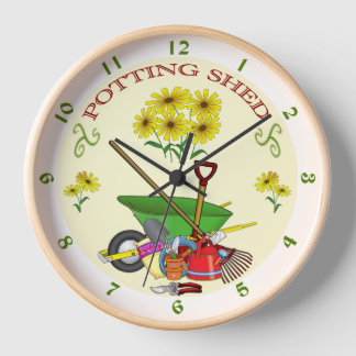 Potting Shed Clock