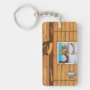 Potting Shed Keychain