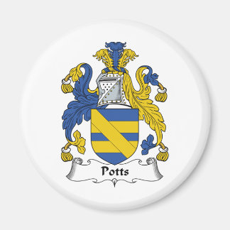 Potts Family Crest Magnet