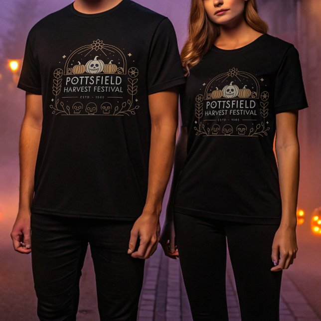 Pottsfield Harvest Festival Embroidered T-Shirt (Creator Uploaded)