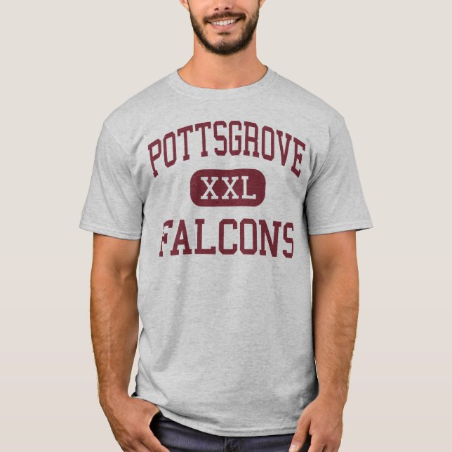 Pottsgrove - Falcons - High - Pottstown T-Shirt (Front)