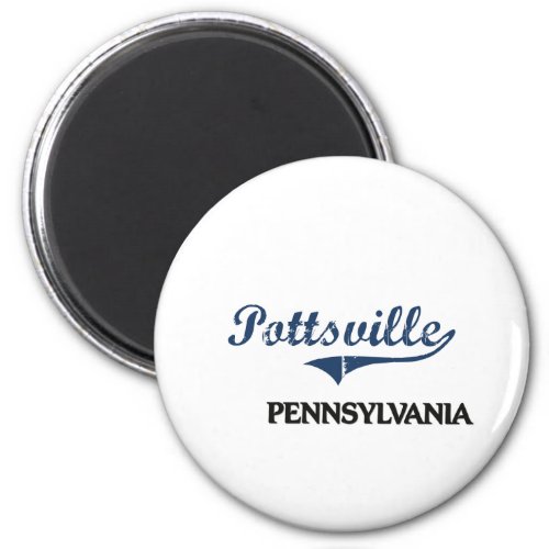 Pottsville Pennsylvania City Classic Magnet