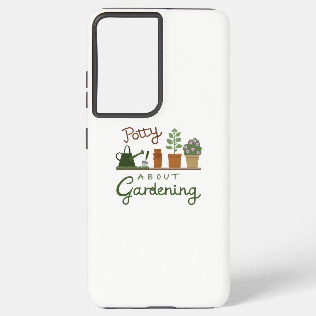 Potty About Gardening Design Samsung Galaxy Case (Back)