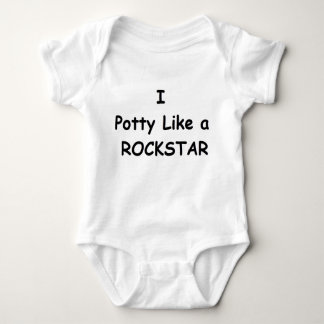 Potty Like a Rockstar Baby Bodysuit