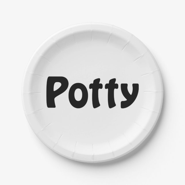 Potty Paper Plates (Front)