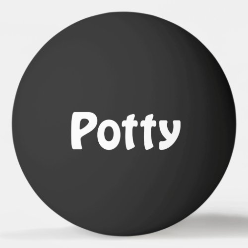 Potty Ping Pong Ball