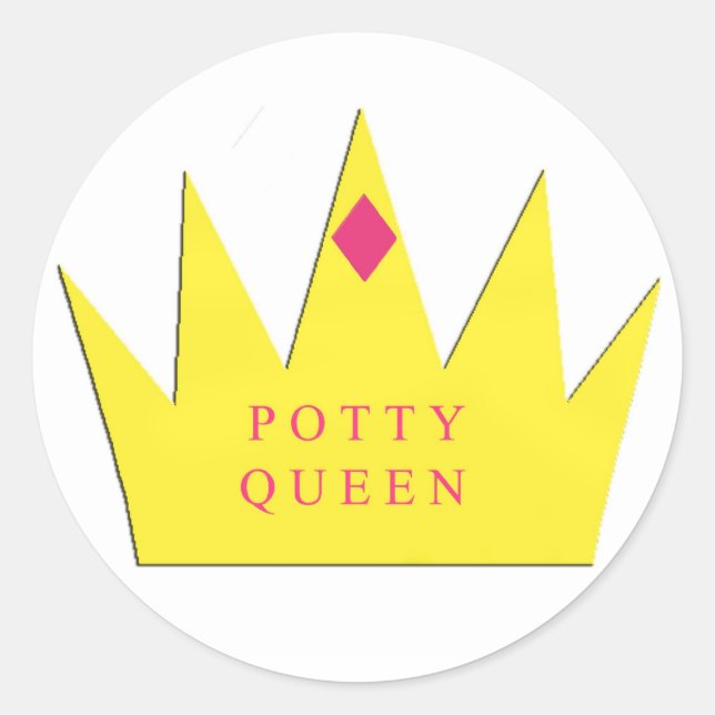 Potty Queen Sticker (Front)