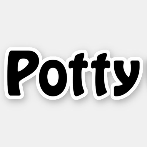 Potty Sticker