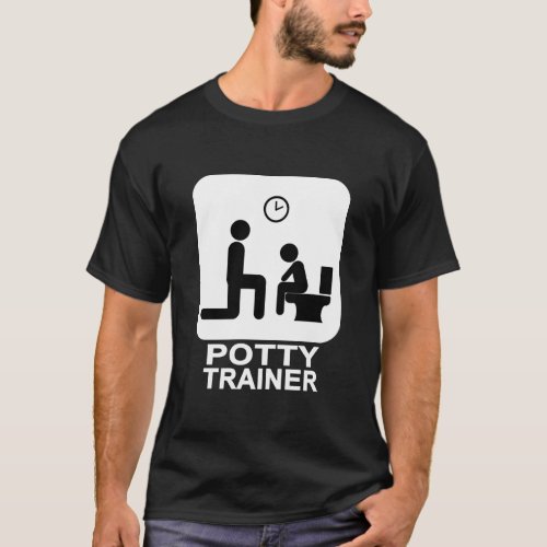 Potty Trainer Mens _ Dark T_Shirt