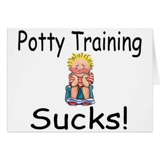 Potty Training Sucks Cards (Front Horizontal)