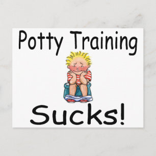 Potty Training Sucks Postcard