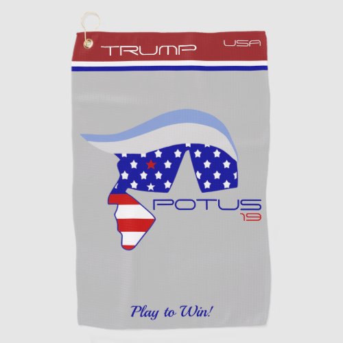 POTUS19 Trump Golf Towel