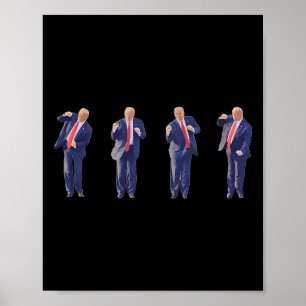 Potus 45 Dance President Donald Trump 47th Usa Pre Poster