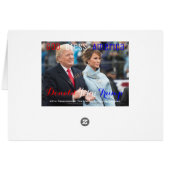 POTUS Donald Trump First Lady Melania Trump USA (Back Horizontal)
