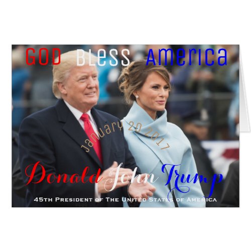 POTUS Donald Trump First Lady Melania Trump USA