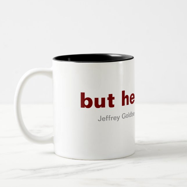 POTUS,  Two-Tone COFFEE MUG (Left)