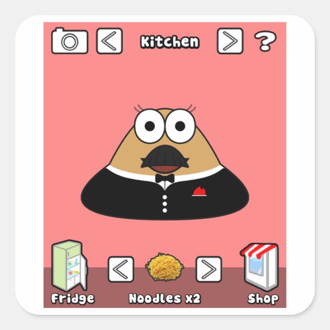Pou hitle sticker (Front)