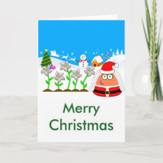 Pou Pou Christmas Card