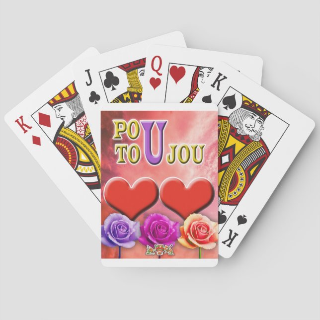 Pou Toujou Poker Cards (Back)