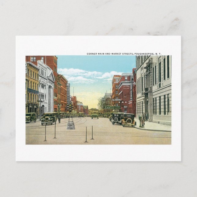 Poughkeepsie, NY Postcard (Front)