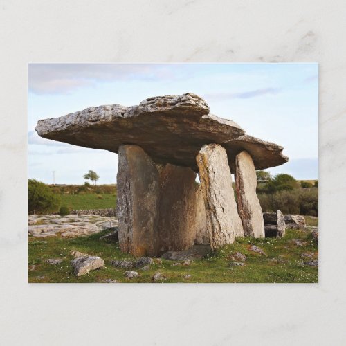 Poulnabrone Dolmen Portal Tomb 7 Ireland Postcard
