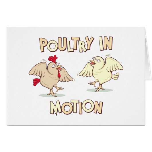 Poultry in Motion Cards (Front Horizontal)