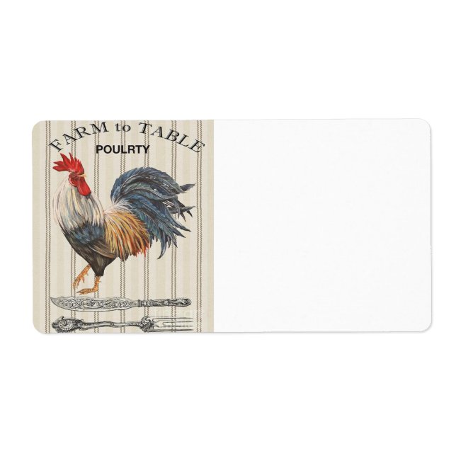 "Poultry" Label (Front)