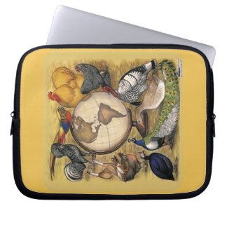 Poultry of the World Laptop Sleeve
