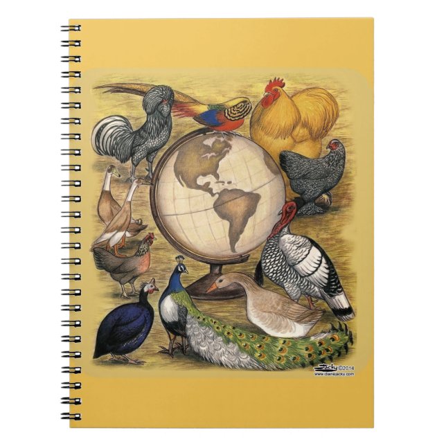 Poultry of the World Notebook (Front)