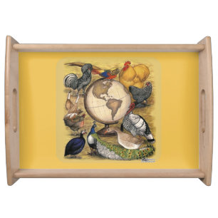 Poultry of the World Serving Tray