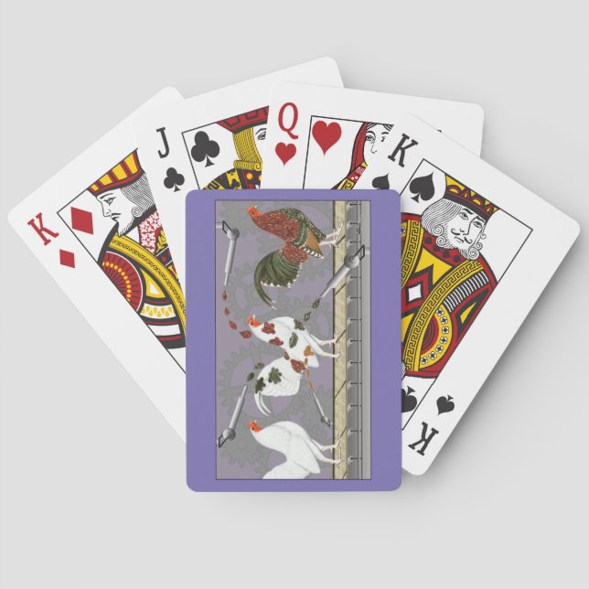 Poultry Painter Poker Cards (Back)