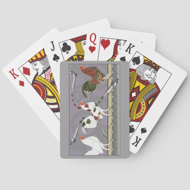 Poultry Painter Poker Cards (Back)
