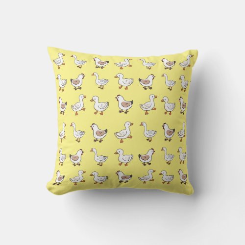 Poultry Parade Pillow