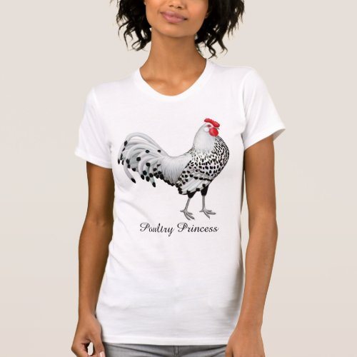 Poultry Princess Chicken Ladies T Shirt