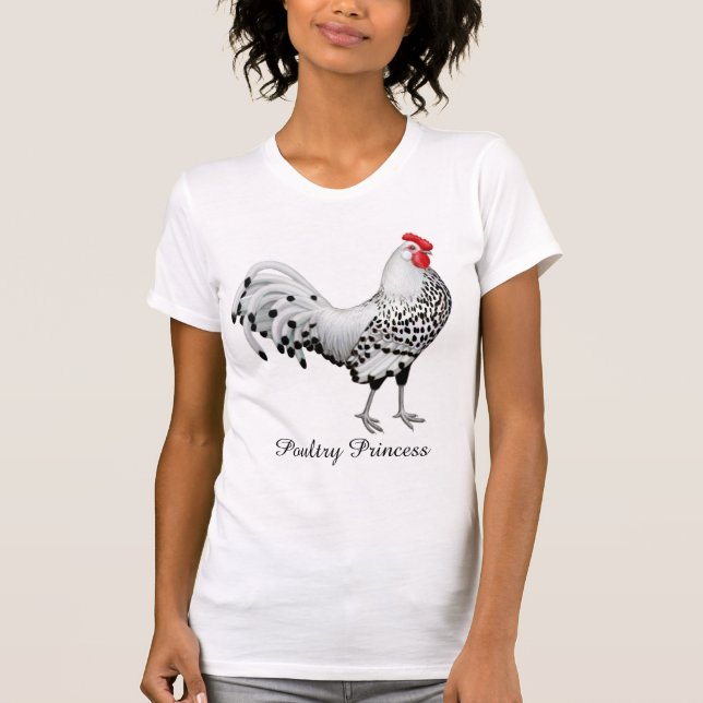Poultry Princess Chicken Ladies T Shirt (Front)