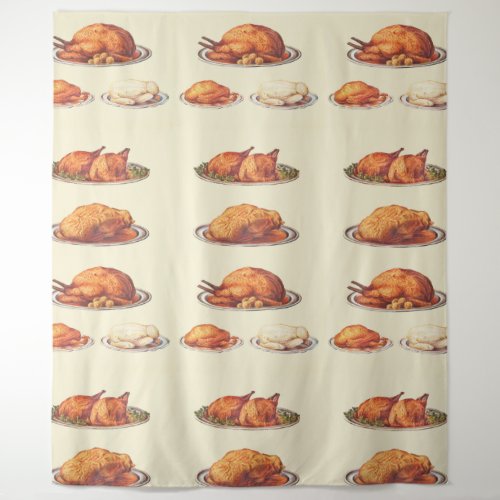 Poultry Roast Fowls Roast Goose Roast Turkey  Tapestry